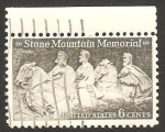 Stamps United States -  en recuerdo de robert e. lee, jefferson davis y stonewall jackson