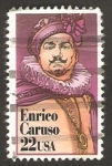 Stamps United States -  Enrico Caruso, artista lírico