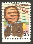 Stamps : America : United_States :  Judy Garland, en El Mago de Oz