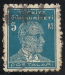 Stamps : Asia : Turkey :  Mustafa Kemal Atatürk