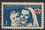 Stamps : Asia : Turkey :  Enfermera y Niño.
