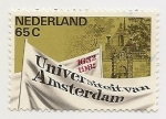 Sellos de Europa - Holanda -  University Of Amsterdam