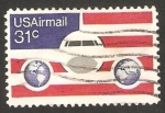 Stamps : America : United_States :  Avión
