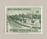 Sellos del Mundo : Europa : Vaticano : Pablo VI, misionero apostólico, Bombay