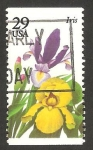 Sellos de America - Estados Unidos -  flor iris