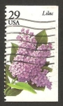 Stamps United States -  flor lila