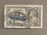 Stamps Sri Lanka -  Rey Jorge V