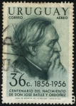 Sellos de America - Uruguay -  Centenario del nacimiento de Don José Batlle y Ordoñez.