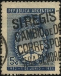 Stamps Argentina -  Escudo Argentino.