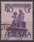 Sellos de Europa - Polonia -  Polonia 1955 Scott 672 Sello Nuevo Monumentos de Varsovia Nicolaus Copernicus matasellos de favor 