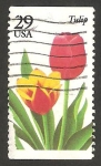 Stamps United States -  flor tulipán