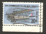 Stamps United States -  50 anivº del servicio aéreo americano