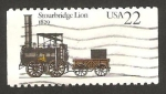 Stamps United States -  Locomotora a vapor, Stourbridge Lion de 1829