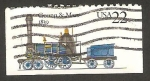 Stamps United States -  Locomotora a vapor Gowan & Max de 1839