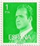 Stamps Spain -  Juan Carlos I (1 pta)