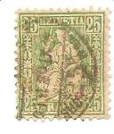 Stamps : Europe : Switzerland :  correo terrestre