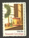 Stamps : America : United_States :  1303 - Navidad, juguetes en la ventana