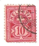 Stamps Switzerland -  correo terrestre