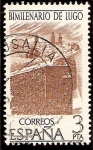 Stamps Spain -  Bimilenario de Lugo - Murallas