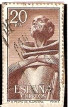 Stamps : Europe : Spain :  Monasterio de san Pedro de Alcántara - San Peddro