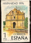 Stamps : Europe : Spain :  Hispanidad. Costa Rica - Iglesia de Nicoya