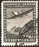 Stamps America - Chile -  CORREO AEREO DE CHILE