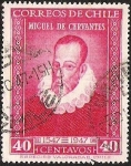 Stamps Chile -  MIGUEL DE CERVANTES
