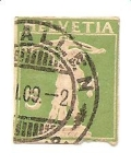 Stamps Switzerland -  correo terrestre