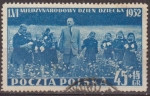 Stamps Poland -  Polonia 1952 Scott B74 Sello Presidente Bierut y Niños Dia Internacional del Niño Usado Polska