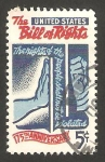 Stamps United States -  175 anivº de la declaración universal de los derechos del hombre