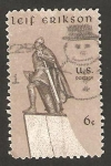 Stamps United States -  965 anivº de la llegada de leif erikson