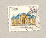 Stamps Germany -  Palacio rococó de Dornburger