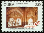 Sellos del Mundo : America : Cuba : ESPAÑA - Alhambra, Generalife y Albaicín, Granada