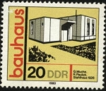 Stamps Europe - Germany -  La Bauhaus, escuela de arte y arquitectura. Casa de familia 1926. Arquitectos Muche y Paulick.