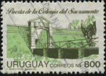 Stamps Uruguay -  Puerta antigua de la Colonia del Sacramento.