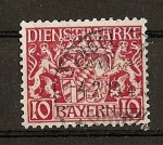 Stamps Europe - Germany -  Baviera / sellos de servicio