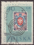 Stamps Poland -  Polonia 1960 Scott 909 Sello Centenario del Sello Polaco Sello de 1860 Usado Polska Poland Polen Pol