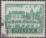 Sellos de Europa - Polonia -  Polonia 1960 Scott 948 Sello Ciudades Historicas Krakow Crakovia Usado Polska Poland Polen Pologne 
