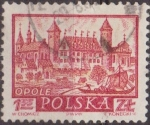 Stamps Poland -  Polonia 1960 Scott 960 Sello Ciudades Historicas Opole Usado Polska Poland Polen Pologne 