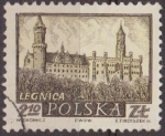 Sellos de Europa - Polonia -  Polonia 1960 Scott 962 Sello Ciudades Historicas Legnica Usado Polska Poland Polen Pologne 
