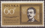 Stamps Poland -  Polonia 1962 Scott 1062 Sello Personajes Famosos Romuald Traugutt Usado Polska Poland Polen Pologne 