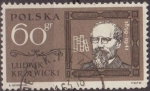 Stamps Poland -  Polonia 1963 Scott 1152 Sello Personajes Famosos Ludwik Krzywicki (1859-1941) Usado Polska Poland