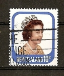 Stamps New Zealand -  Serie Basica / Isabel II
