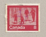 Stamps Canada -  Esquiadores