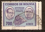 Stamps : America : Bolivia :  PRESIDENTES   SILES   SUAZO   Y   ARANBURU