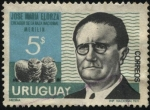 Stamps Uruguay -  José María Elorza. Creador de la raza ovina nacional MERILIN.