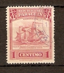 Stamps : America : Paraguay :  BARCO   MERCANTE