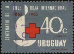 Stamps Uruguay -  100 años de la Cruz Roja internacional.