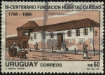 Sellos de America - Uruguay -  200 años de la fundación del Hospital Caridad. 