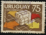 Sellos de America - Uruguay -  Impuesto a encomiendas.